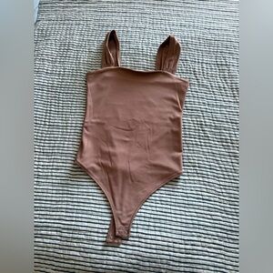 soft AF bodysuit taupe